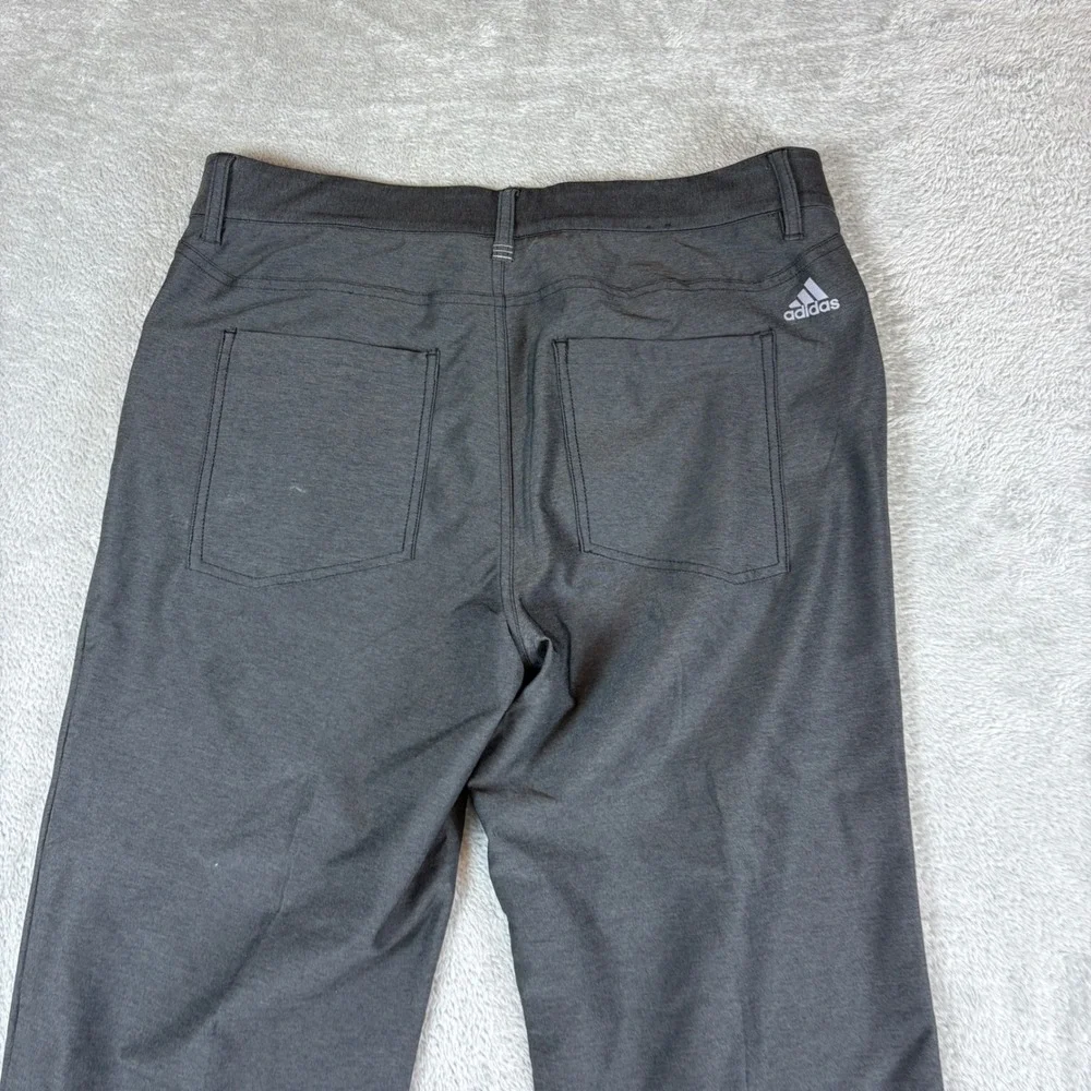 Adidas Pants Men 32x32 Ultimate360 Golf Straight Leg Grey Stretch Active